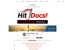 Tablet Screenshot of hitdocs.com